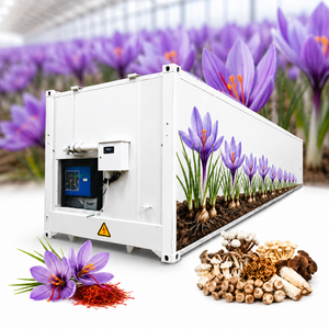 Contenedor Agrícola Aislado, Estructuras de Cultivo Modulares Ensambladas, Sistema de Drenaje y Estructura de Bloqueo de Luz para la Cultivo de Azafrán - Product Image 1