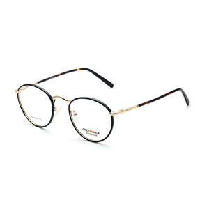 Lunettes de vue grises à monture ronde XS9005, monture intégrale minimaliste, tendance unisexe, verres plats - Product Image 3