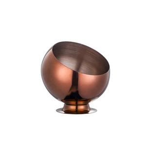Ciotola in Acciaio Inox Dorato, Vassoio per KTV, Contenitore per Sale, Barattolo per Condimenti, Piattino per Caramelle e Salsa di Soia - Product Image 1