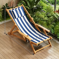 Nouvelle chaise inclinable pour la maison, pliable pour les siestes sur le balcon, portable pour le camping en plein air et les loisirs à la plage