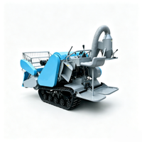 Moissonneuse-batteuse pour blé et riz, mini-moissonneuse-batteuse compacte pour riz et blé