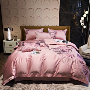 Literie <span class=keywords><strong>de</strong></span> luxe 100% <span class=keywords><strong>housse</strong></span> <span class=keywords><strong>de</strong></span> <span class=keywords><strong>couette</strong></span> en <span class=keywords><strong>satin</strong></span> <span class=keywords><strong>de</strong></span> <span class=keywords><strong>coton</strong></span>, ensemble <span class=keywords><strong>de</strong></span> literie King Size brodé <span class=keywords><strong>haut</strong></span> <span class=keywords><strong>de</strong></span> <span class=keywords><strong>gamme</strong></span> en <span class=keywords><strong>satin</strong></span> <span class=keywords><strong>de</strong></span> soie <span class=keywords><strong>de</strong></span> luxe/ - Product Image 2