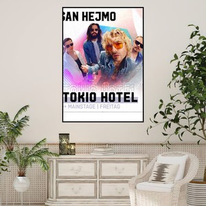 Band Bill Kaulitz Tokio Hotel Anime-<span class=keywords><strong>Poster</strong></span> Drucke Wandsticker Malerei Schlafzimmer Wohnzimmer Dekoration Büro Zuhause selbstklebend - Product Image 6