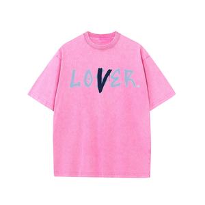 เสื้อยืดผ้าฝ้าย100% สำหรับผู้ชายคุณภาพสูงเสื้อยืดแขนสั้นแห้งเร็วคอเสื้อพิมพ์ลายโลโก้ทรงโอเวอร์ไซส์ - Product Image 4