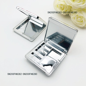 Palette de fards à paupières multichromes, boîte compacte vide pour poudre, boîte magnétique, boîte compacte pour poudre, emballage avec miroir - Product Image 3