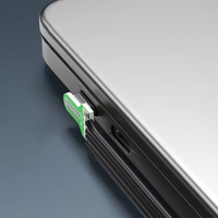 Câble plat flexible en silicone USB C vers USB C à angle gauche/droit pour les téléphones appareil photo 60W transfert de données rapide 480Mbps
