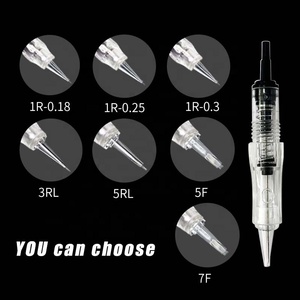 Microblading ถาวรแต่งหน้าเข็มใบมีดตลับหมึกที่ใช้แล้วทิ้งเข็มสำหรับปากกาสัก - Product Image 4