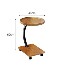 Vente d'usine Table d'ordinateur mobile Support au sol réglable en hauteur Portable données maison ordinateur portable canapé Table de chevet avec roues