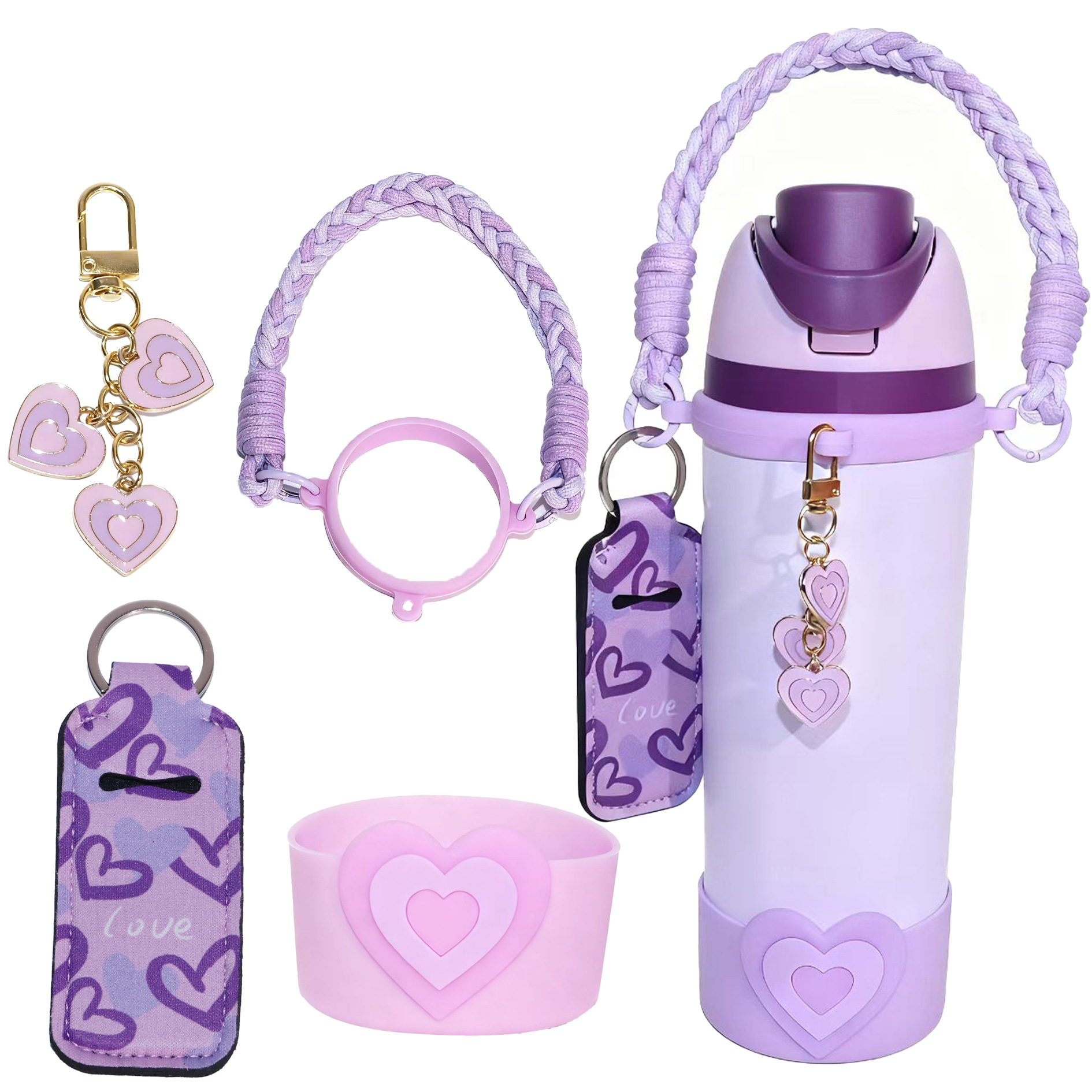 Heart Purple