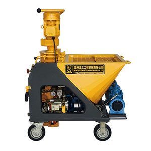 Wg5c putzmeister tự động thạch cao vữa trát vữa phun máy với nhập khẩu Đức động cơ 5.5KW 50L Phễu - Product Image 3
