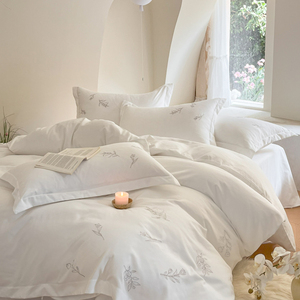 Draps de lit en coton blanc biologique pour bébé OEKO-TEX Lit de bébé hypoallergénique certifié/Taille jumelle 100% Draps de lit en coton - Product Image 2