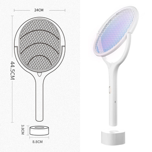 90 độ xoay Kính thiên văn điện swatters mở rộng xử lý Fly muỗi Vỉ Đập có thể sạc lại - Product Image 2