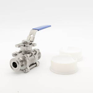 Üreticiye Ait Paslanmaz Çelik 3 Parçalı Tam Geçişli Sıhhi Yüksek Saflıkta Küresel Vana Kelepçe Kaynaklı Dişli Manuel Güç Pilot Yapılı OEM - Product Image 5