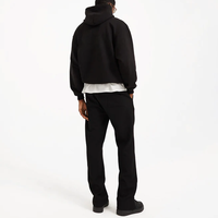 Survêtements unisexes surdimensionnés en molleton français de haute qualité, personnalisables, ensemble de sweat-shirts pour hommes