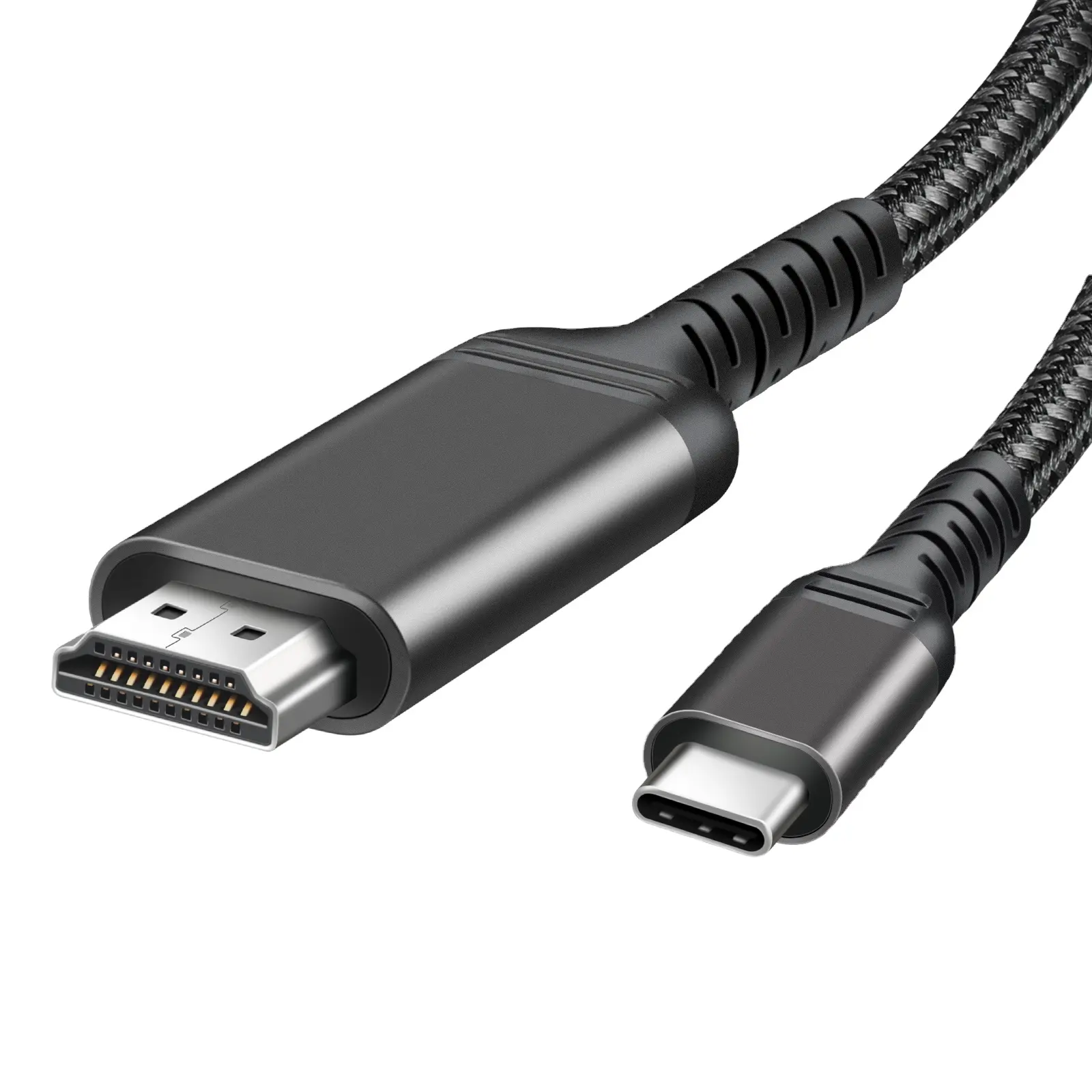 USB C to HDMI Cable Male to Male 4K60hz Type C to HDMI Cable Compatible for Computer/Desktop/Laptop