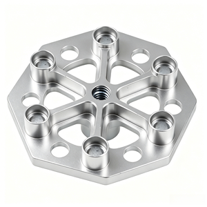 Base Adaptadora de Montaje Automatizado para Placa de Fijación 3D de Acero Inoxidable/Aluminio, Mecanizada por CNC, Perforada por Electroerosión por Hilo, Personalizada y Multiposición - Product Image 1