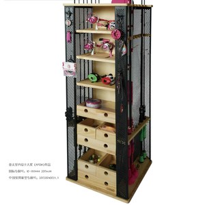 Étagère de présentation pour cannes <span class=keywords><strong>à</strong></span> <span class=keywords><strong>pêche</strong></span>, moulinets et leurres en bois et métal pour magasin de vente au détail, vente chaude - Product Image 6