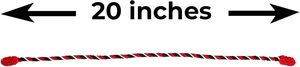 Daoge Polyester Twist <strong>Ties</strong> 6 Pack 20 Inches (<strong>Black</strong>/Red/White) For Hanging Garland Lights And Decorations - Product Image 2