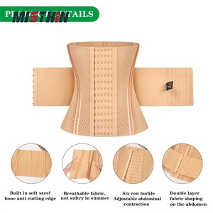 Colombia vita invisibile vita Trainer in acciaio ganci personalizzati il mio logo femminile pancia Tuck guaine corsetto corpo Shaper biancheria intima - Product Image 4