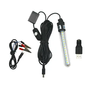 Yüksek lümen cazibesi balık ışık LED ışık sualtı tekne sel balıkçılık 500 lümen 6.5W 12V Ce DC 12V 60 IP68 balıkçılık ışıkları 70 yeşil