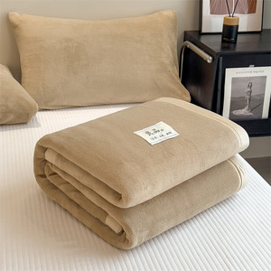 Văn phòng ngủ trưa <span class=keywords><strong>Comforter</strong></span> thiết lập hiện đại bốn mùa san hô Fleece chống bụi Mite 100% polyester sofa ném chăn dày - Product Image 6