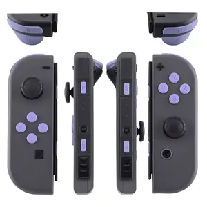 EXtremeRate Modchip işık menekşe 21in1 düğme kitleri Nintendo anahtarı ve OLED oyun aksesuarı için sol sağ kolu düğmesi kitleri