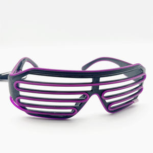 Gafas LED Recargables de Luz Fría para Halloween, Decoraciones de Neón para Mascaradas, Despedidas de Soltera 2024, Graduaciones y Eventos para Adultos - Product Image 2