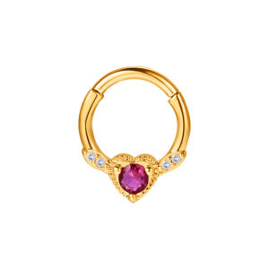 Boucles d'oreilles personnalisées en gros, bijoux de piercing pour le <span class=keywords><strong>nez</strong></span>, <span class=keywords><strong>boucle</strong></span> fermée simple face - Product Image 4