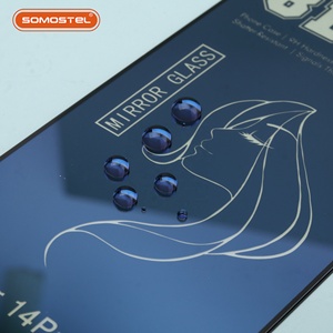 Xu hướng giá tốt nhất sự riêng tư Tempered Glass gương cho make up vidrio mica Para pantalla bảo vệ màn hình cho iPhone 15 Pro - Product Image 2