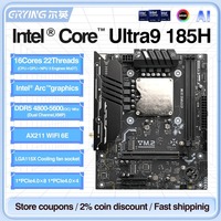 ERYING MODT M-ATX Ultra 185H 155H 125H Baru 16-core 2.2GHz 25MB L3 Cache 64-bit CPU Motherboard Desktop LGA115X DDR5 Dual