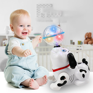 2024 vui trẻ em Quà tặng đồ chơi điện tử xoay đầu bóng âm nhạc hát đi bộ ánh sáng con chó con điện Nhảy Múa đồ chơi - Product Image 2
