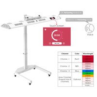 BIOMOL LED Panneau de thérapie par la lumière rouge intelligent 7 longueurs d'onde haute puissance avec support électrique pour tout le corps