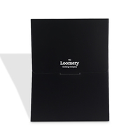 Boîte à enveloppes en papier d'art mat de luxe de haute qualité en matériaux recyclés pour l'emballage cadeau d'écharpes et de t-shirts avec laminage mat