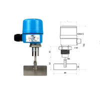 Interruptor de Nivel Rotatorio RC-10-300L para Cuerpos de Transportadores de Tornillo, Alarma de Atasco, Resistente al Desgaste, Larga Vida Útil