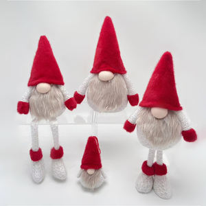 ของตกแต่งคริสต์มาสในร่มกลางแจ้ง MgO Santa Claus รูปปั้นมนุษย์หิมะรูปปั้นกวางเรนเดียร์คริสต์มาสตั้งโต๊ะรูปแกะสลัก - Product Image 4