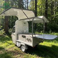 Chariot alimentaire électrique de haute qualité avec design compact pour les vendeurs de rue