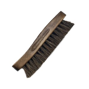 Logo personnalisé d'approvisionnement d'usine manche en bois naturel écologique brosse de nettoyage en cuir suédé brosses de bain éponges épurateurs - Product Image 5