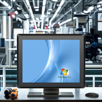 Sihovision Tout-en-un Ordinateur industriel embarqué en libre-service Écran tactile Moniteur Panneau PC