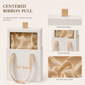 Custom Drawer Jewelry <b>Box</b> with Ribbon Handle Luxury Packaging for Jewelry Brands <b>Gift</b> Presentation and Retail Stores - Product Image 5