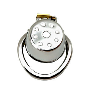 อุปกรณ์ล็อคความบริสุทธิ์ทางเพศแบบใหม่ ทำจากสแตนเลส ใช้แทนของเล่นทางเพศ ผลิตภัณฑ์รัดอวัยวะเพศชาย แหวนรัดอวัยวะเพศชาย ของเล่นทางเพศสำหรับผู้ชาย ทำจากทองแดง - Product Image 4