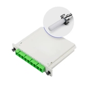 Cassette Type 1*4 1*8 SC UPC APC FTTH Optical Fiber PLC Splitter with Connectors