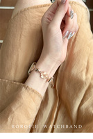 Nouvelle Tendance 2025 : Bracelet de Luxe en Titane pour Femmes et Filles, Bande Personnalisée pour Apple Watch 44mm 49mm 46mm 45mm