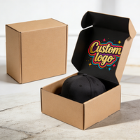 Cajas Personalizadas para Gorras Trucker, Caja Protectora para Gorras de Béisbol con Malla Trasera, Empaque de Caja para Gorras de Marca