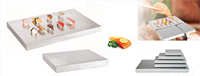 Présentoir de nourriture de buffet d'acier inoxydable de conception luxueuse pour l'hôtel/équipement de buffet/présentoir de dessert
