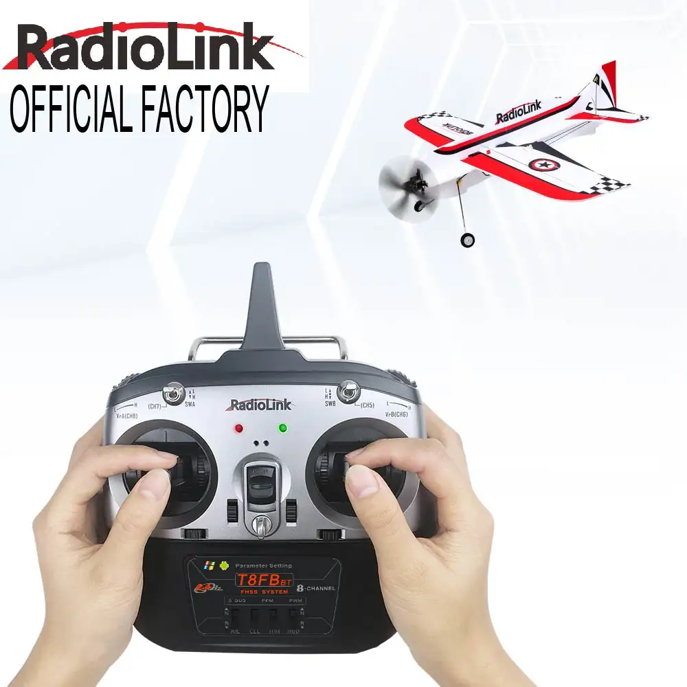 뜨거운 맞춤형 서비스 Radiolink 공식 공장 T8FB 2.4GHz 8 채널 RC 원격 송신기 원격 컨트롤러 라디오 소년 장난감