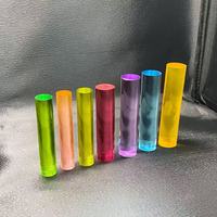 Acrylique transparent durable en plastique PMMA acrylique solide rond/carré acrylique personnalisé pour l'éclairage ou la décoration