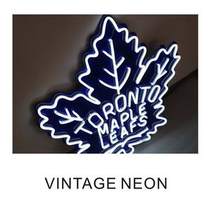 <span class=keywords><strong>TORONTO</strong></span> MAPLE LEAFS bianco neon segnaletica logo - Product Image 3