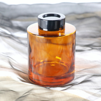 Vente en gros de flacons diffuseurs de parfum en verre ambré de luxe vides de 50 ml, 100 ml, 120 ml, 150 ml, 200 ml, diffuseur d'aromathérapie