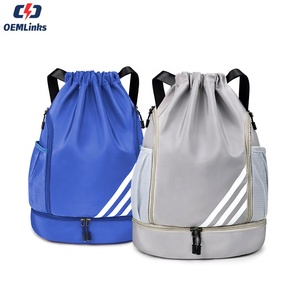Großhandel Best Günstige Basketball Fußball Kordel zug Rucksack Draw Gym String Bag Fußball Kordel zug Taschen Fußball Kordel zug Tasche - Product Image 1