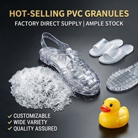 Granulés de PVC souple de qualité supérieure pour moulage par injection, écologiques, pour la fabrication de semelles de chaussures, baskets et sandales